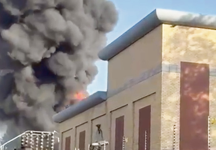 The substation fire
